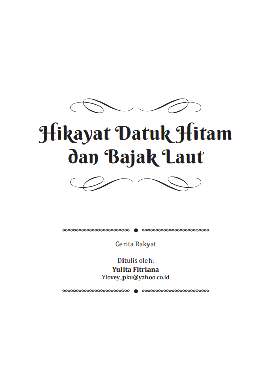 Hikayat Datuk Hitam dan Bajak Laut